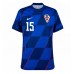 Camiseta Croacia Mario Pasalic #15 Segunda Equipación Replica Eurocopa 2024 mangas cortas